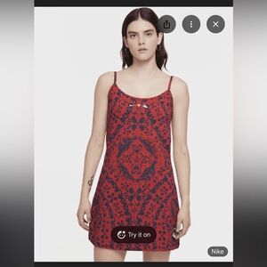 Nike Sportswear Femme AOP Recreation Club Tank Tennis Dress medium